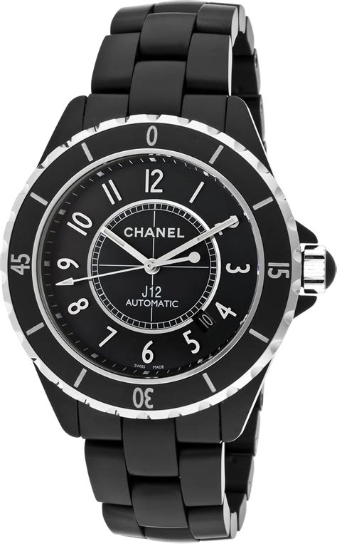 chanel black ceramic watch replica|authentic chanel j12 watch.